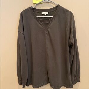 Boutique Bell Sleeve Women's Olive Sweatshirt! NWOT